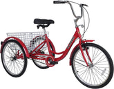 Tricycle CL 24 Basket Red - Colorland Toys